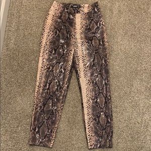 Leopard Print High Waisted Pants